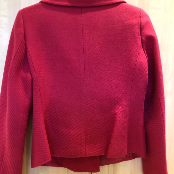 Talbots Fuschia Wool Jacket - Picture 4 of 6